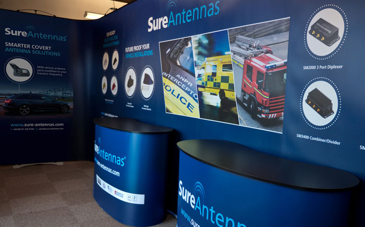 Sure Antennas Exhibition Graphics