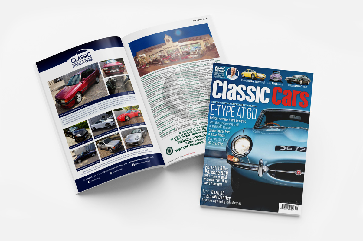 Classic Modern Cars Classic Cars Magazine Advertising