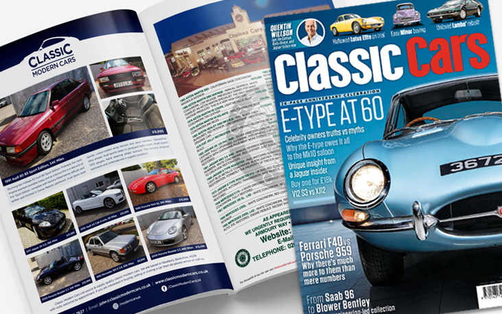 Classic Modern Cars Classic Cars Magazine Advertising