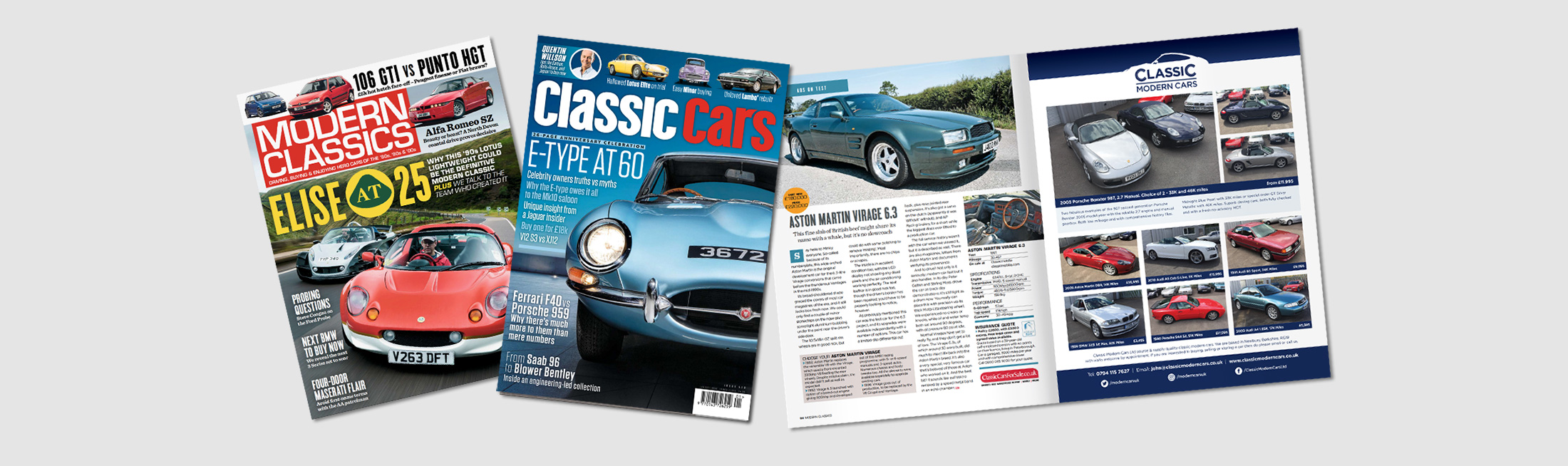 Classic Modern Cars Classic Cars Magazine Advertising