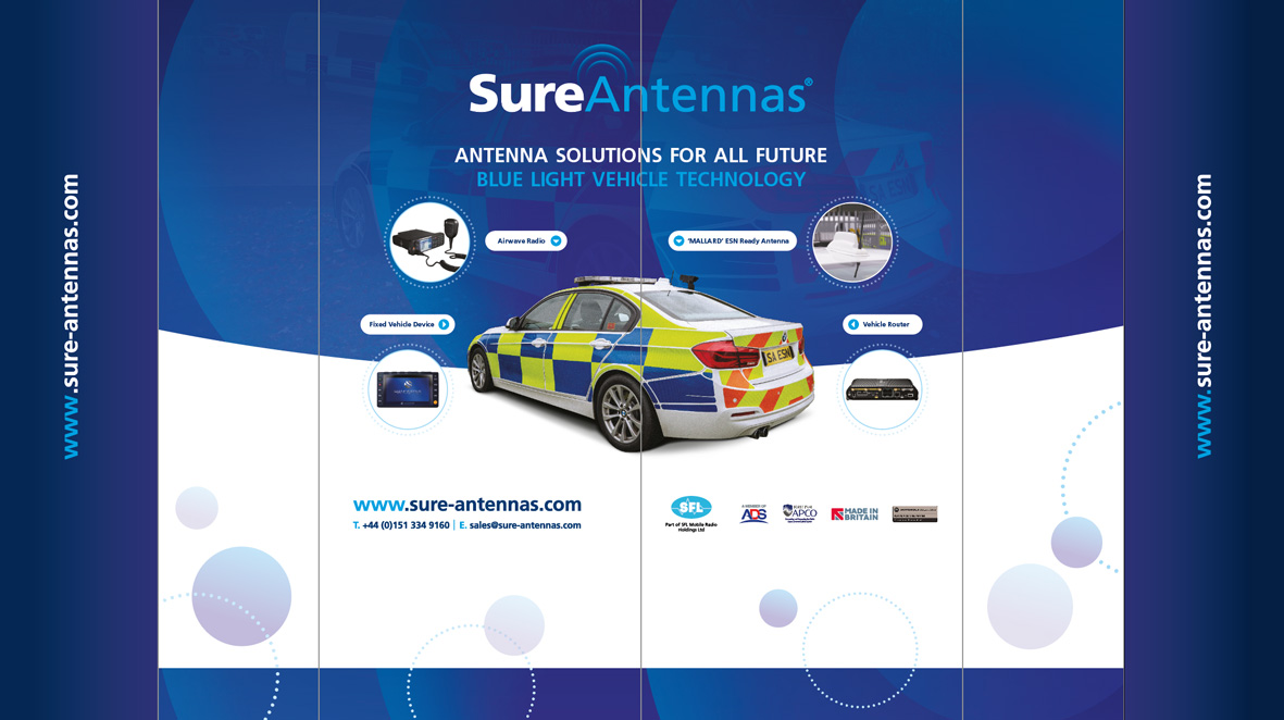 sure antennas exhibition graphics
