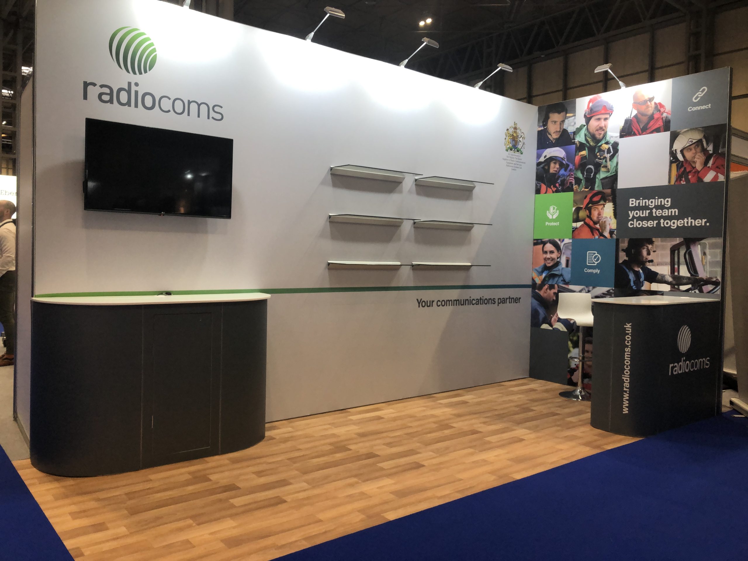 Radiocoms Emergency Services Show Stand